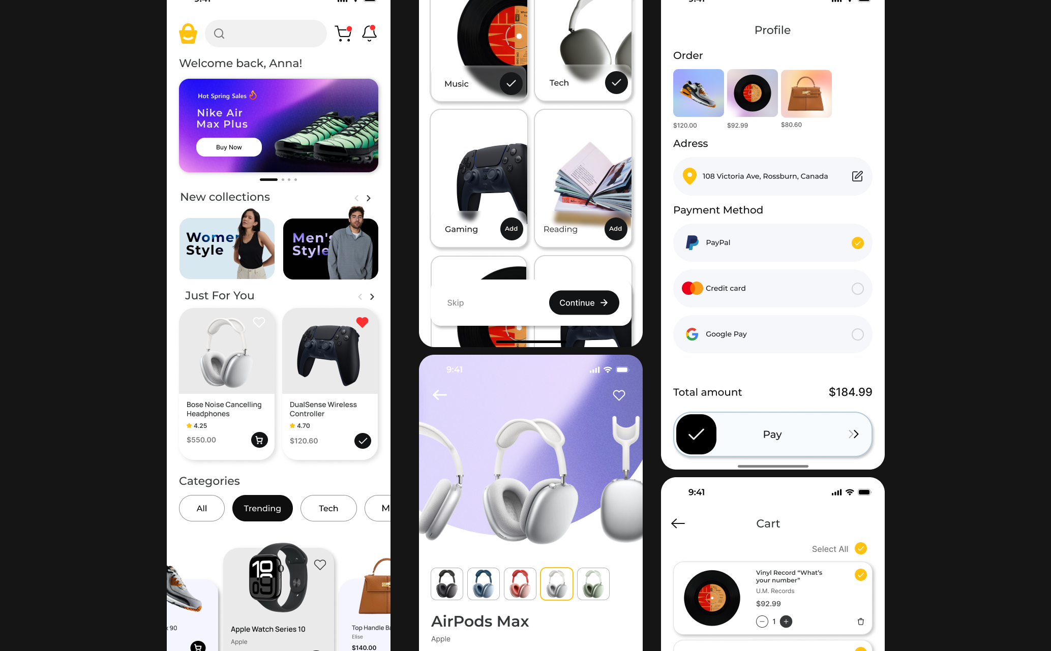 eCommerceMobileThree